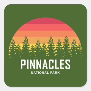 Pinnacles National Park Square Sticker
