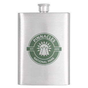Pinnacles National Park Sun Trees Hip Flask