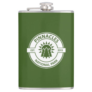 Pinnacles National Park Sun Trees Hip Flask