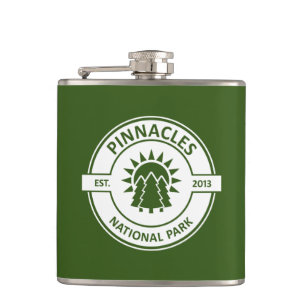 Pinnacles National Park Sun Trees Hip Flask
