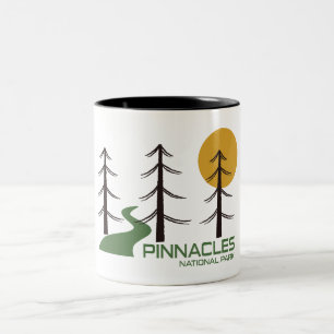 Pinnacles National Park Trail Two-Tone Coffee Mug