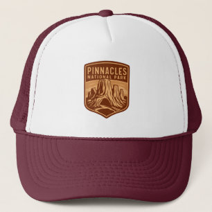 Pinnacles National Park Travel Emblem Trucker Hat
