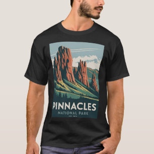 Pinnacles National Park Vintage Camping Hiking Men T-Shirt