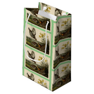 Pinnated Grouse (Grous) Audubon's Birds of America Small Gift Bag