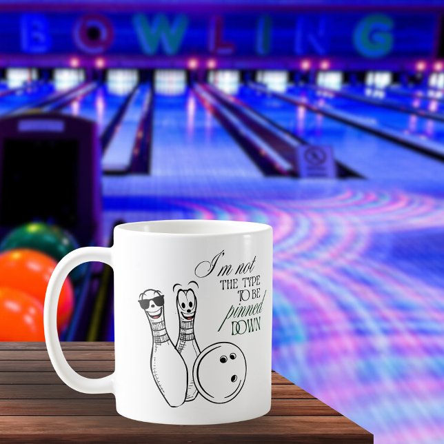 Pinned Down Fun Bowling Coffee Mug (Creator Uploaded)