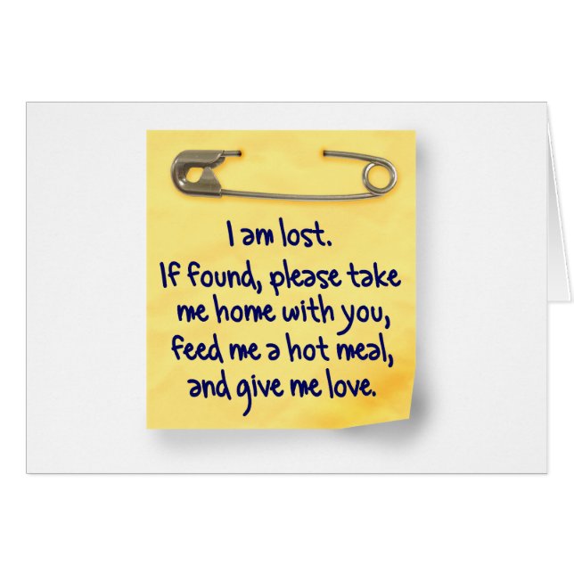 pinned note (Front Horizontal)