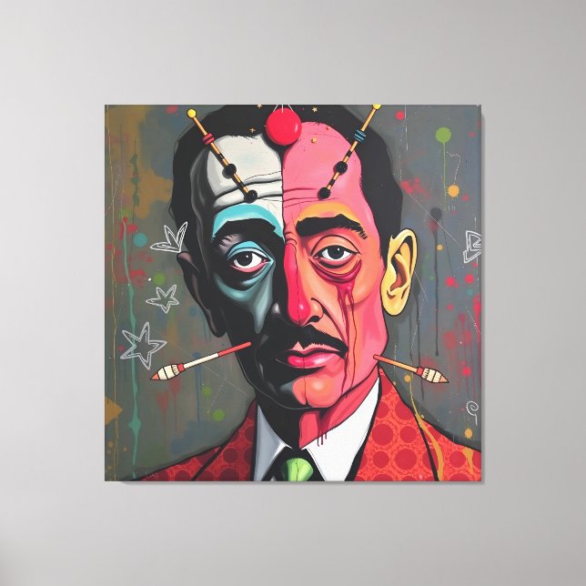 Pinned to Reality Canvas Print (Front)