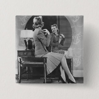 Pinning 15 Cm Square Badge