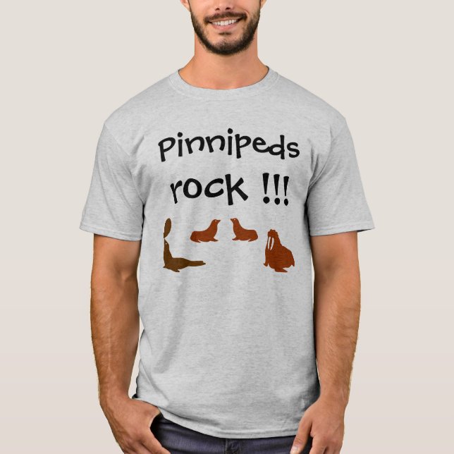 Pinnipeds Rock T-shirt (Front)