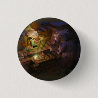 Pinocchio 3 Cm Round Badge