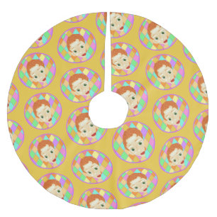 Pinocchio Brushed Polyester Tree Skirt