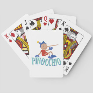 Pinocchio Kid Playing Cards