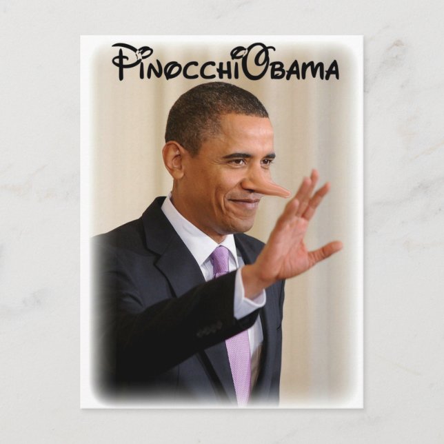 PinocchiObama Postcard (Front)