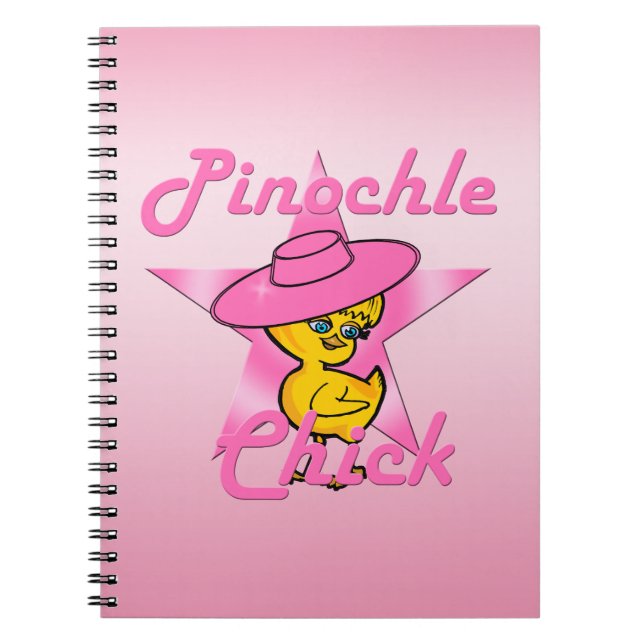 Pinochle Chick #8 Notebook (Front)