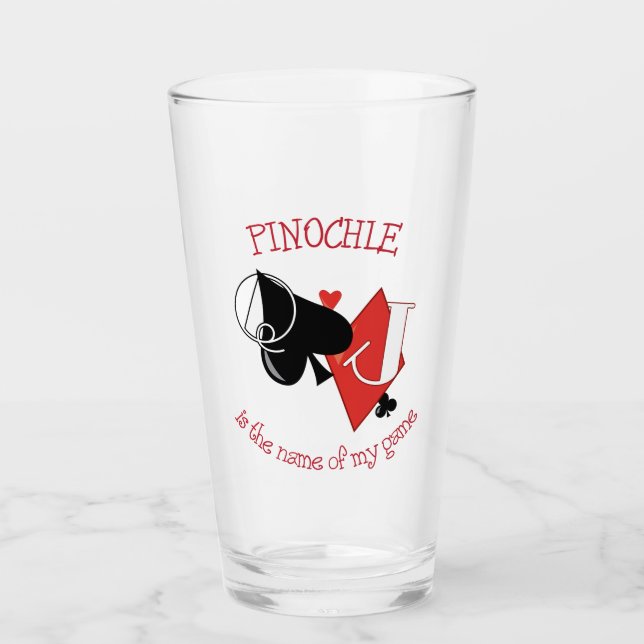 Pinochle Glass (Front)