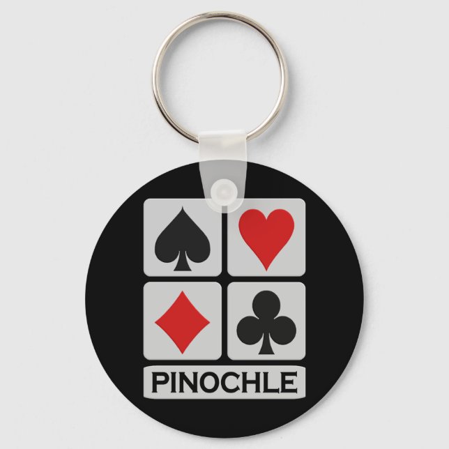 Pinochle keychain (Front)
