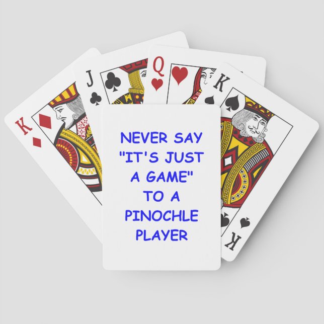 pinochle playing cards (Back)