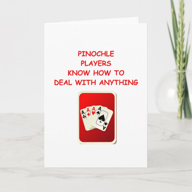pinocle holiday card (Front)