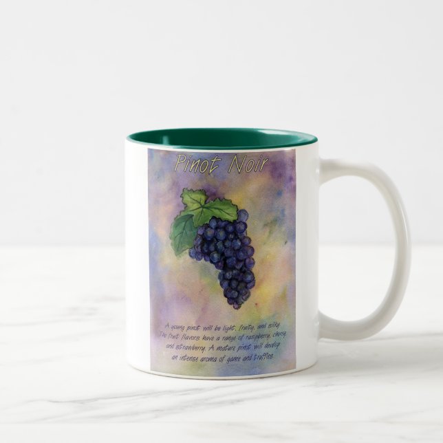 Pinot Noir Wine Grapes Mug (Right)