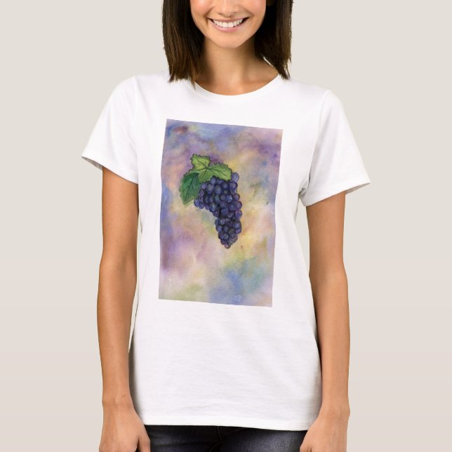 Pinot Noir Wine Grapes T-Shirt (Front)