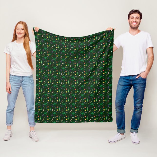 Pinoy Ako Filipino Christmas Pattern Fleece Blanket (In Situ)