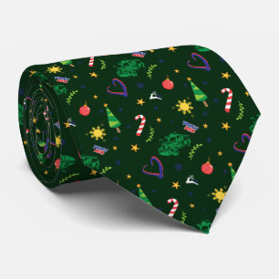 Pinoy Ako Filipino Christmas Pattern Tie