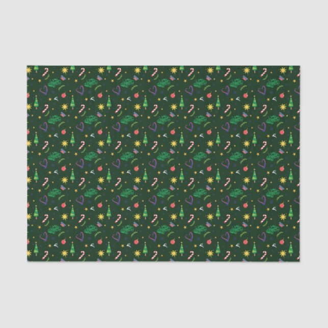 Pinoy Ako Filipino Christmas Pattern Tissue Paper (Front)
