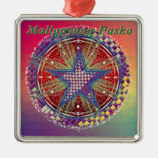 Pinoy Christmas Parol Lantern Metal Tree Decoration