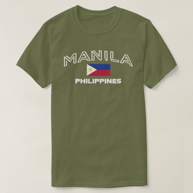 Pinoy Deisgns "MANILA" T-Shirt (Design Front)