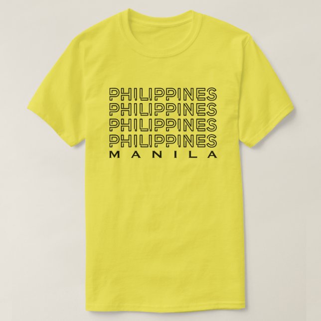 Pinoy Designs "Philippines Pattern" T-Shirt (Design Front)