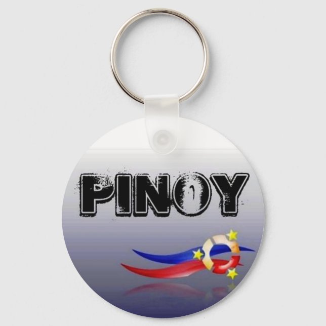 Pinoy, Filipino, Philippines Key Ring (Front)