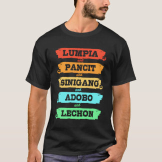 Pinoy Philippines Merch Filipino Food girl T-Shirt
