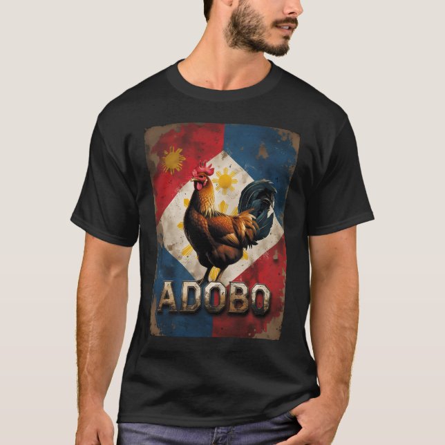  Pinoy Pride Chicken Adobo Vintage T-Shirt (Front)