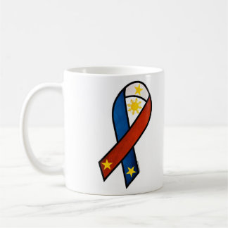 Pinoy "support" ribbon mug