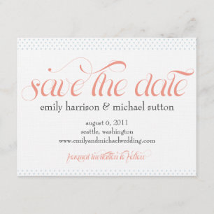 Pinpoint Polka Dots Save the Date