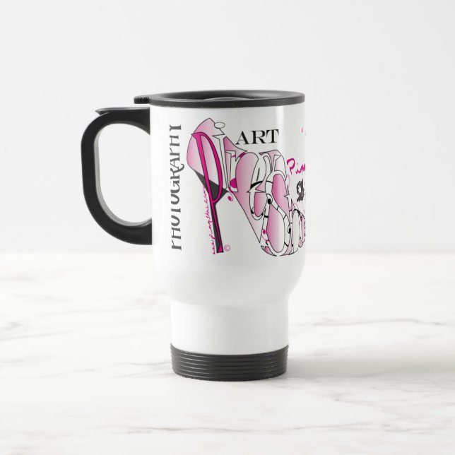 PinqShue Doodle Coffee Mug (Left)