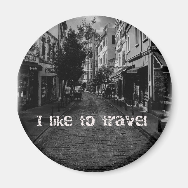 Pin's I like travel Magnet (Front)