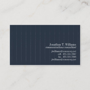 Pinstripe Business Card