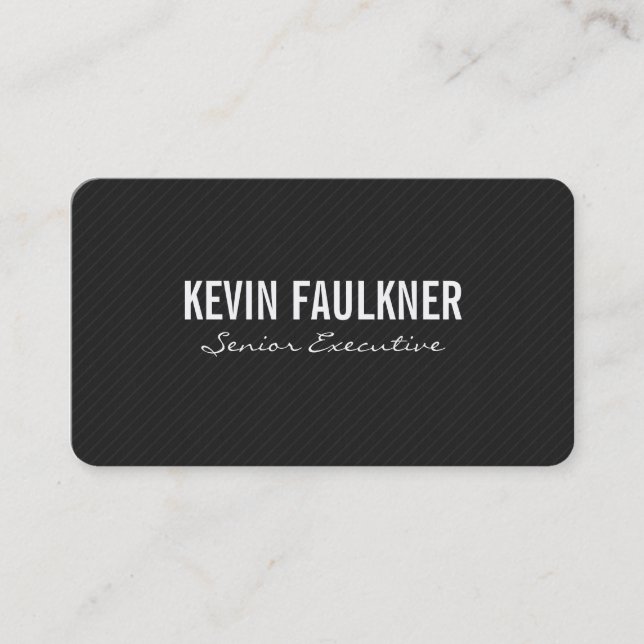 Pinstripe Business Card (Front)