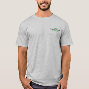 Pinstripe green-red-blue 2 - T-Shirt front