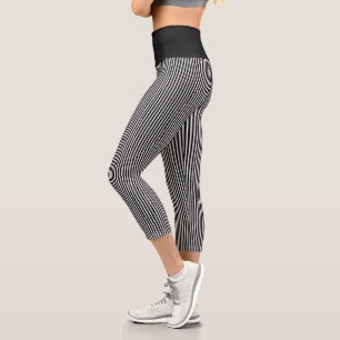 pinstripe High Waisted Capris