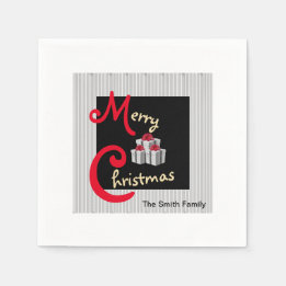 PinStripe Holiday Napkin