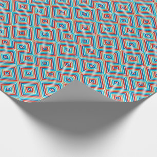 Pinstripe Nautical 1 Design Wrapping Paper