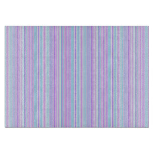 Pinstripes and Pastels Cutting Board
