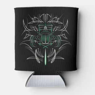 Pinstriping Hot Rod Can Cooler