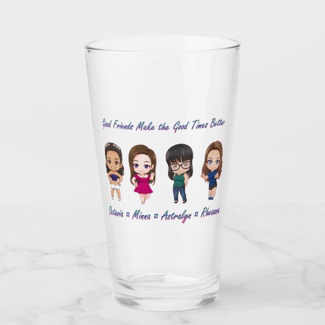 Pint Glass - Good Friends (Front)