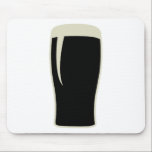 Pint o' Stout Mouse Mat<br><div class="desc">A pint of the black stuff.  What's your pleasure,  porter or stout?  The decision is yours</div>