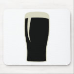 Pint o' Stout Mouse Mat<br><div class="desc">A pint of the black stuff.  What's your pleasure,  porter or stout?  The decision is yours</div>