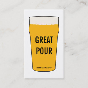 Pint of Beer 2   (variation) Business Card
