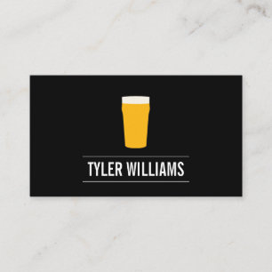 Pint of Beer Home Brewer Business Card